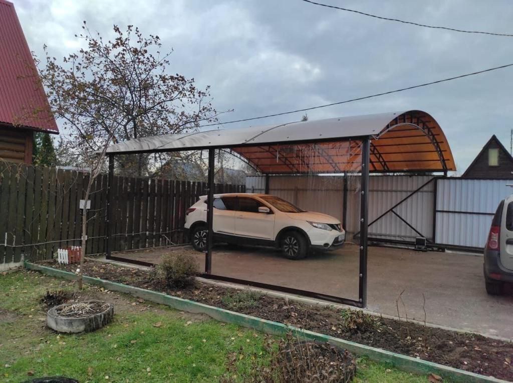 Прозрачные шторы ПВХ для навеса под автомобиль в городе Одинцово